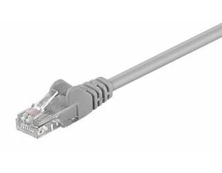 Goobay 68377 CAT 5e patch kabel U/UTP 5 m šedá
