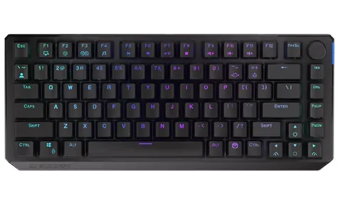Endorfy Thock 75% Wireless Black černá / Bezdrátová Herní klávesnice / mechanická / Kailh Black / US layout / 1.8m