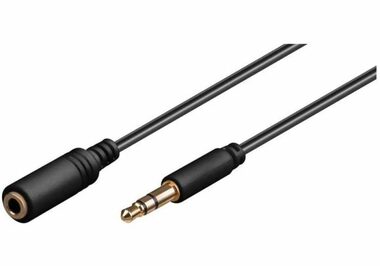 Goobay 97122 prodlužovací slim audio kabel 3-pin 3.5 mm jack 5 m