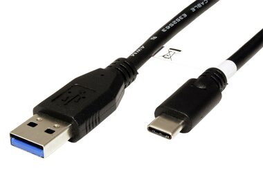 Goobay 73141 synchronizační a nabíjecí kabel Super Speed USB-C na USB A 3.0 3 m černá