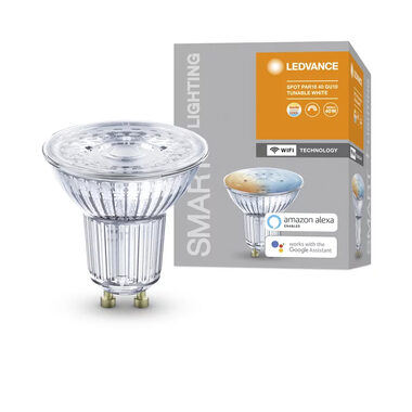 Ledvance SMART+ WiFi Spot Chytrá žárovka 5W, GU10 / nastavitelná bílá / 45° / 2700-6500K