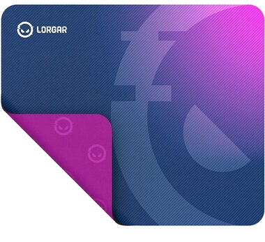 Lorgar Main 135 (L) fialová / Herní podložka pod myš / 500 x 420 x 3 mm