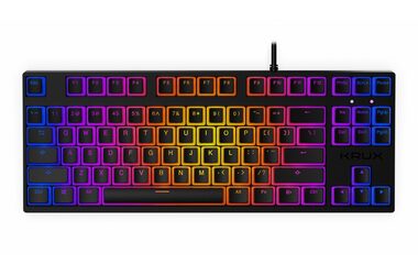 KRUX Atax PRO RGB Pudding Outemu Black černá / Mechanická klávesnice / Outemu Black / RGB / US layout