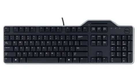 DELL KB-813 CZ/SK černá / Klávesnice / CZ/SK / čtečka čipových karet / USB / 1.8 m