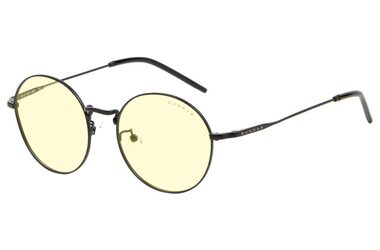 GUNNAR kancelářske/herní brýle ELLIPSE ONYX - jantárová skla / BLF 65 / GUNNAR focus