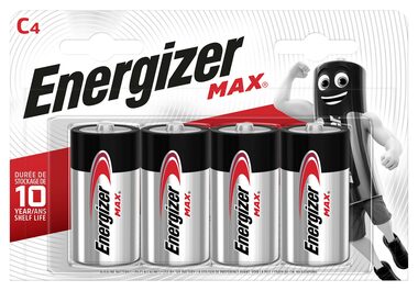 Energizer MAX C 4pack 1.5V alkalické / 4ks / LR14