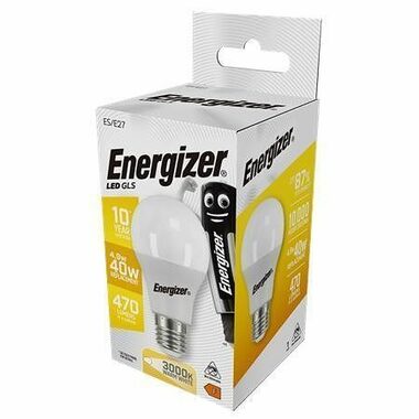 Energizer S17532 LED Globe žárovka 4.9W / Patice E27 / 3000K / 470lm