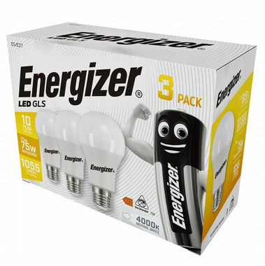 Energizer S18546 LED Globe žárovka 11W / Patice E27 / 3000K / 1055lm / 3ks