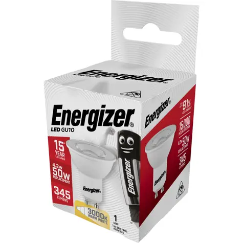 Energizer S8823 LED Halogenová žárovka 5W / Patice GU10 / 3000K / 345 lm