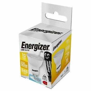 Energizer S18541 LED Bodová žárovka 4.9W / Patice GU10 / 6500K / 345lm