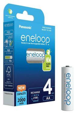 Panasonic Eneloop Nabíjecí baterie AA 2000 mAh 4ks / Ni-MH / blistr