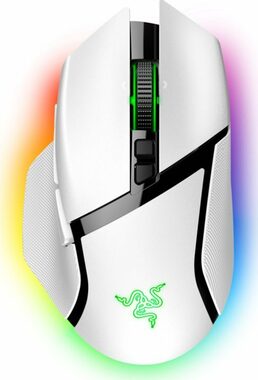 Razer Basilisk V3 Pro bílá / Bezdrátová Herní myš / optická / HyperScroll / 30000 DPI / 11 tlačítek / USB-C / Bluetooth 