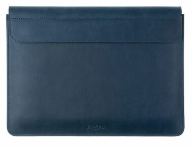 FIXED Oxford Kožené pouzdro pro Apple MacBook Air 15.3" (2023) M2 modrá