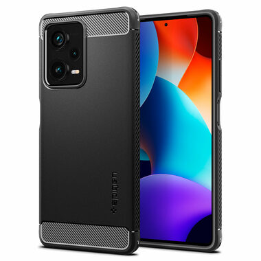 Spigen Rugged Armor Ochranný kryt pro Xiaomi Redmi Note 12 Pro+ 5G černá