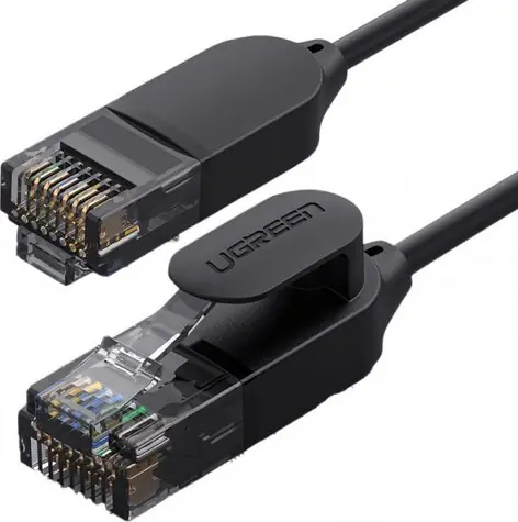 Ugreen NW122 Cat 6A UTP Ethernet RJ45 10 m černá