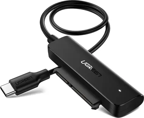 Ugreen Adaptér USB-C 3.0 (M) - 2.5" SATA III 0.5 m černá