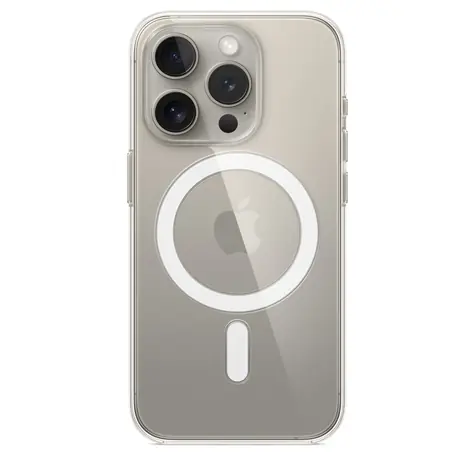 Apple Průhledný kryt s MagSafe pro iPhone 15 Pro Max transparentní