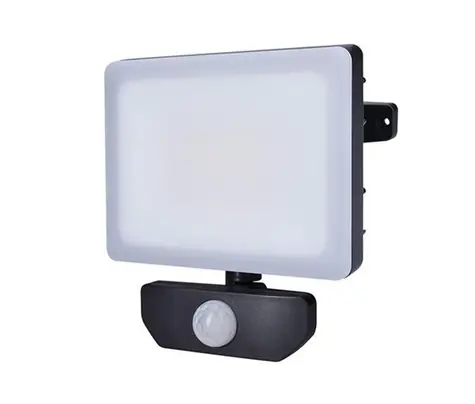 Solight WM-30WS-Q LED reflektor Quick se sensorem černá / 30W / 2550lm / 4000K / IP44