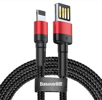 Baseus CALKLF-G91 Kabel USB-A (M) - Lightning (M) 1 m černo-červený