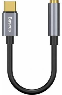Baseus CATL54-0G L54 Redukce USB-C (M) - Jack 3.5 mm (F) 0.09 m černo-šedá