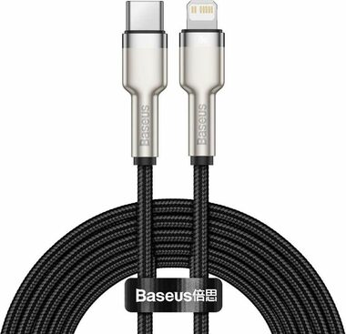 Baseus CATLJK-B01 Kabel USB-C (M) - Lightning (M) 2 m černá / 20W