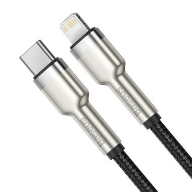 Baseus CATLJK-01 Kabel USB-C (M) - Lightning (M) 0.25 m černá / 20W