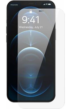 Baseus SGXT000102 Ochranné sklo s prachovým filtrem pro Apple iPhone 12 Pro Max / 0.3 mm