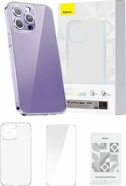 Baseus ARSJ001202 Crystal Clear Kryt pro Apple iPhone 14 Pro Max čirá