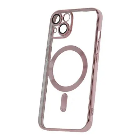 CPA Mag Color Chrome Silikonové TPU pouzdro pro Apple iPhone 14 růžovo zlatá