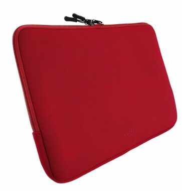 FIXED Sleeve Neoprenové pouzdro pro notebooky o úhlopříčce do 14" červená
