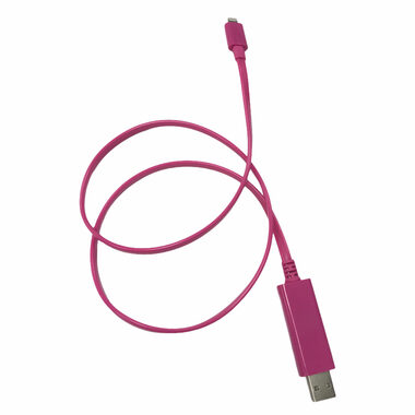 PureGear Kabel USB-A (M) - Lightning (M) 1.2 m fialová