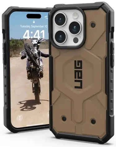 UAG Pathfinder MagSafe ochranný kryt pro Apple iPhone 15 Pro hnědá 