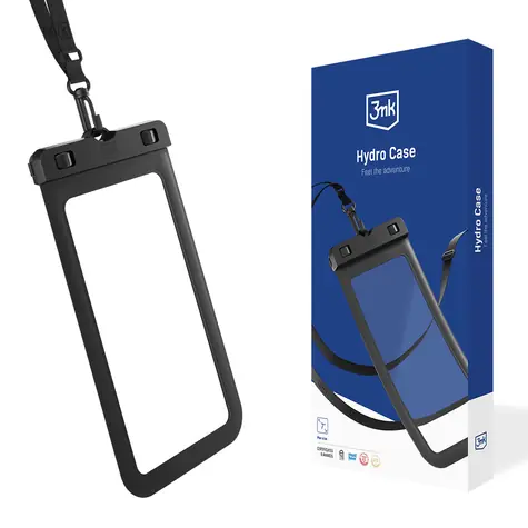 3mk Hydro case ochranné pouzdro voděodolné pro zařízení do 7" černá 