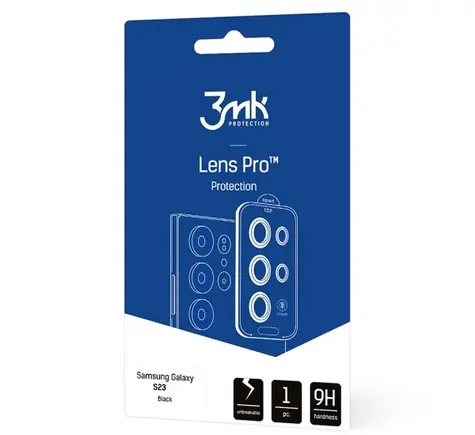 3mk Lens Pro Tvrzené sklo ochrana kamery pro Samsung Galaxy Z Flip5