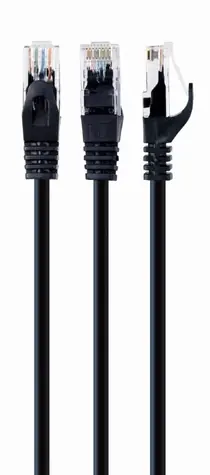 Gembird PP6U-0.25M CAT6 UTP 0.25m černá / Patch kabel / 8P8C