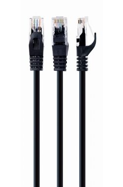 Gembird PP6U-0.5M CAT6 UTP 0.5m černá / Patch kabel / 8P8C