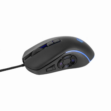 Gembird RAGNAR RX500 černá / Herní myš / Drátová / USB / LED / 10 tlačítek / 7200 DPI