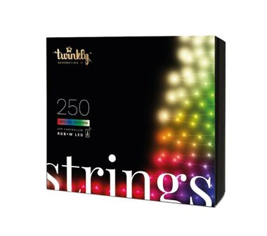 Twinkly Strings RGBW 250 ks 20 m / Chytré žárovky na stromeček / RGBW / Wi-Fi / Bluetooth