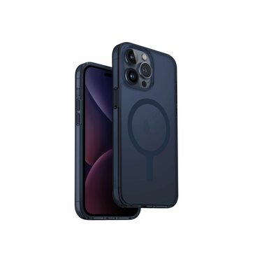 Uniq LifePro Xtreme MagClick ochranný kryt na Apple iPhone 15 Pro Max Smoke modrá