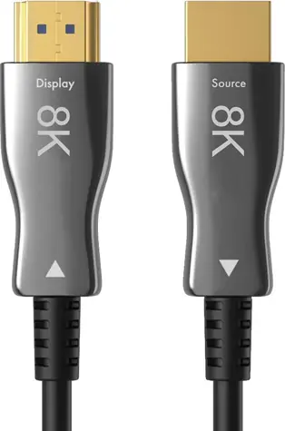Claroc Kabel optický HDMI 2.1 (M) - HDMI 2.1 (M) 50m černá / AOC / 8K@60 Hz / 4K@120 Hz