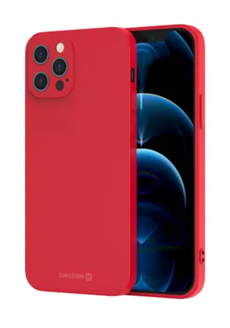 SWISSTEN SOFT JOY ochranné pouzdro pro Apple iPhone 15 Pro červená 
