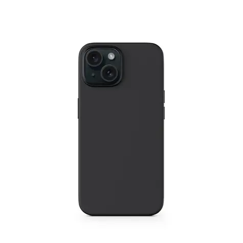 Epico Mag+ Silikonový zadní kryt s MagSafe pro Apple iPhone 15 černá