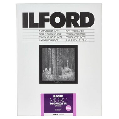 Ilford MG RC DL 1M (10 x 15 cm) / 100 listů / černobílý fotografický papír / lesklý