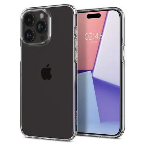Spigen Liquid Crystal ochranný kryt pro Apple iPhone 15 Pro Max crystal clear 