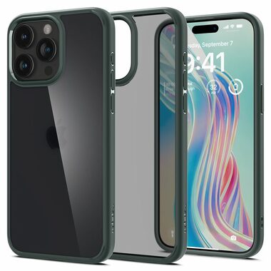 Spigen Ultra Hybrid ochranný kryt pro Apple iPhone 15 Pro Max frost green 