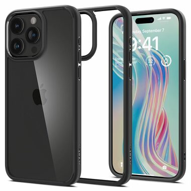 Spigen Ultra Hybrid ochranný kryt pro Apple iPhone 15 Pro Max matte black 