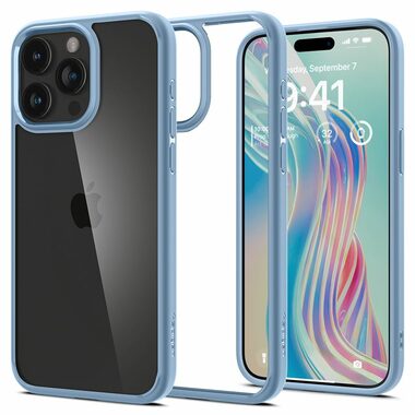 Spigen Ultra Hybrid ochranný kryt pro Apple iPhone 15 Pro Max sierra blue 