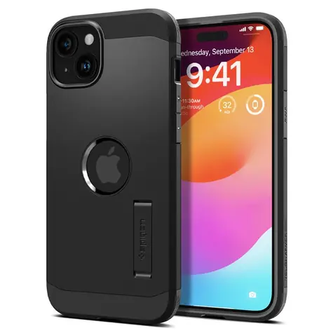 Spigen Tough Armor MagSafe ochranný kryt pro Apple iPhone 15 Plus black 