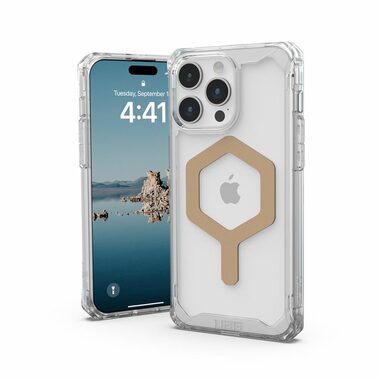 UAG Plyo MagSafe ochranný kryt pro Apple iPhone 15 Pro Max ice/gold 