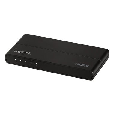 LogiLink HD0037 černá / HDMI rozbočovač / 1x vstup / 4x výstup / HDMI 2.0